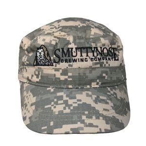 Smuttynose Brewing Company Cadet Army Cap Camouflage OS Embroidered Caps on Tap
